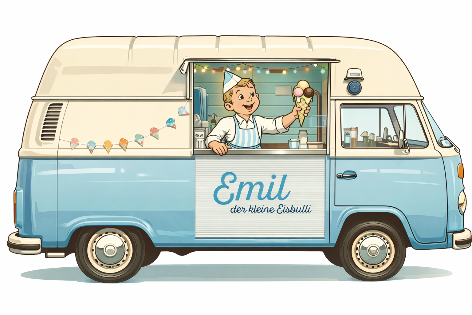 Eisbulli Emil Eiswagen mieten